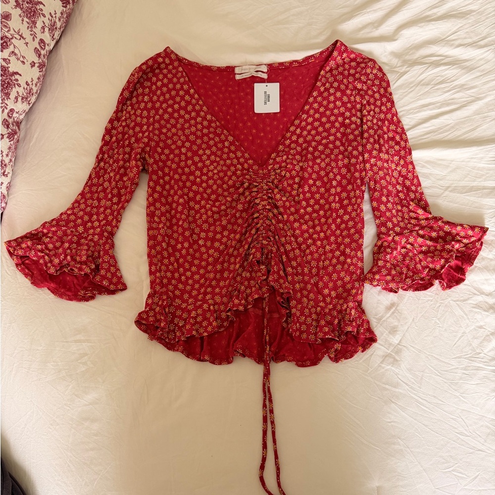 Urban Outfitters floral print blouse. Size Large.